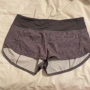 Lululemon size 6 running shorts